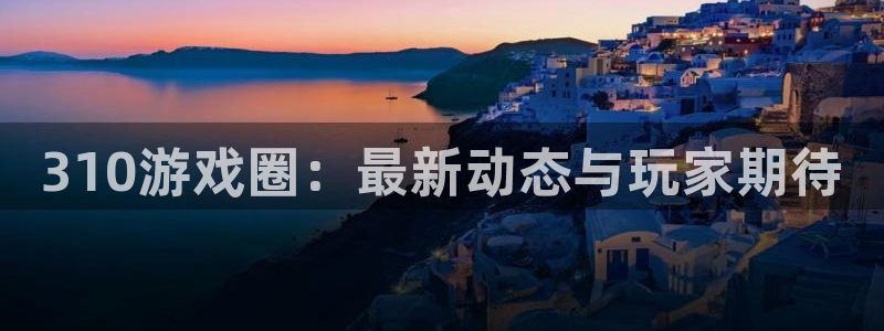 蓝冠娱乐app下载：310游戏圈：最新动态与玩家期待