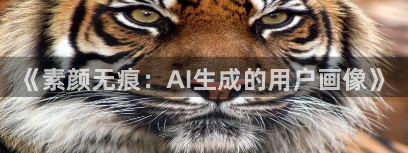 蓝冠娱乐登录网址：《素颜无痕：AI生成的用户画像》