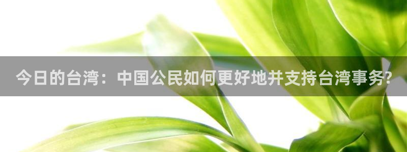 qy球友会体育官网：今日的台湾：中国公民如何更好地并支持台湾事务?